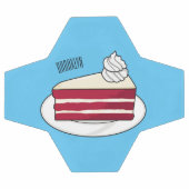 Cartoon mit Rotsamt Fußball (Flach)