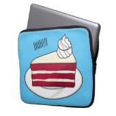 Cartoon mit Rotsamt Laptopschutzhülle (Vorderseite Links)