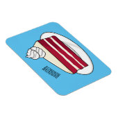 Cartoon mit Rotsamt Magnet (Rechte Seite)