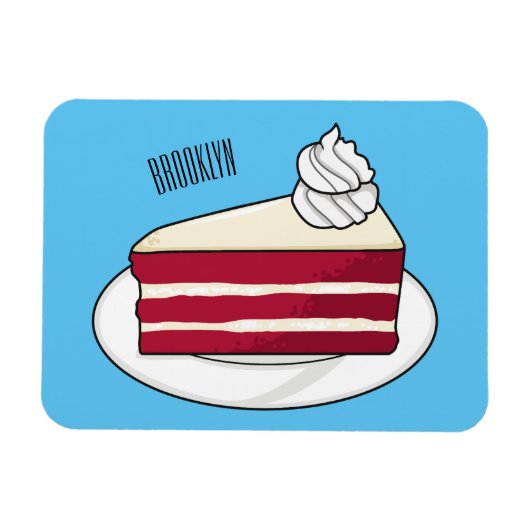 Cartoon mit Rotsamt Magnet (Horizontal)