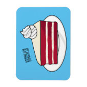 Cartoon mit Rotsamt Magnet (Vertikal)