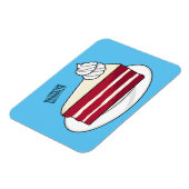 Cartoon mit Rotsamt Magnet (Linke Seite)