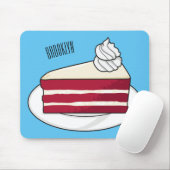 Cartoon mit Rotsamt Mousepad (Mit Mouse)