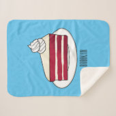 Cartoon mit Rotsamt Sherpadecke (Vorderseite (Horizontal))