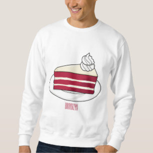 Cartoon mit Rotsamt Sweatshirt