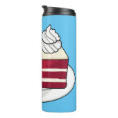 Cartoon mit Rotsamt Thermosbecher (Nach rechts gedreht)