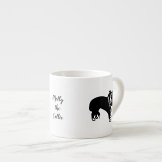 Cartoon Molly the Collie Coffee Tasse