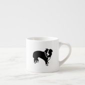 Cartoon Molly the Collie Coffee Tasse (Rechts)