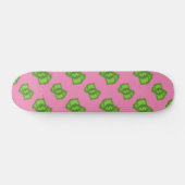 Cartoon Money Dollar Bills Square Muster Skateboard (Horizontal)