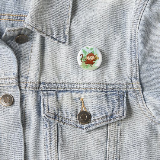 Cartoon Monkey Button (Beispiel)