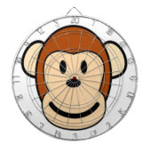 Cartoon Monkey Dart Board Dartscheibe (vorne)