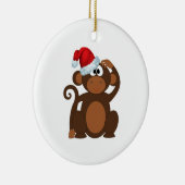 Cartoon Monkey Keramik Ornament (Rechts)