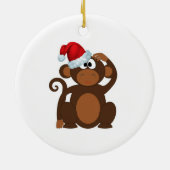 Cartoon Monkey Keramik Ornament (Hinten)