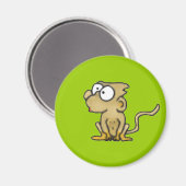 Cartoon Monkey Magnet (Vorderseite/Rückseite)