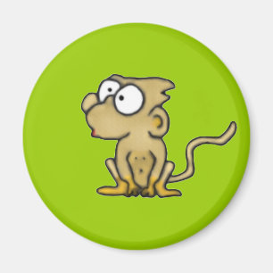 Cartoon Monkey Magnet