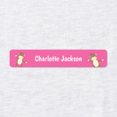 Cartoon Monkey Personalisiert Etiketten (Design 1)