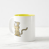Cartoon Monkey Tasse (Vorderseite Links)