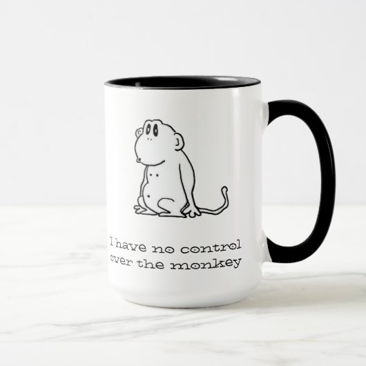 Cartoon Monkey Tasse (Rechts)
