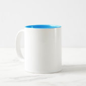 Cartoon Monkey Zweifarbige Tasse (Vorderseite Links)