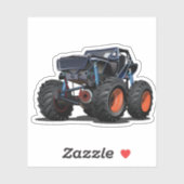 Cartoon-Monster Aufkleber (Blatt)