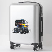 Cartoon-Monster Aufkleber (Koffer)