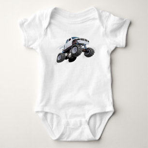 Cartoon-Monster Baby Strampler
