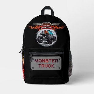 Cartoon-Monster Bedruckter Rucksack