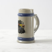 Cartoon-Monster Bierglas (VorderseiteRechts)