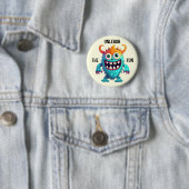 Cartoon Monster Button (Beispiel)