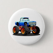 Cartoon-Monster Button (Vorderseite)