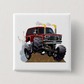 Cartoon-Monster Button (Vorderseite)