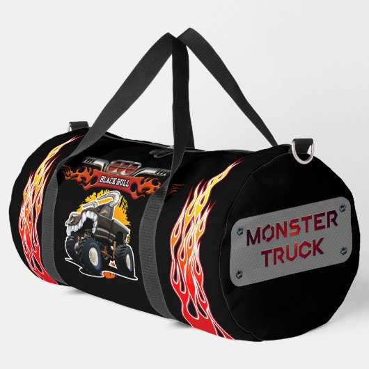 Cartoon-Monster Duffle Bag (Linke Ecke)