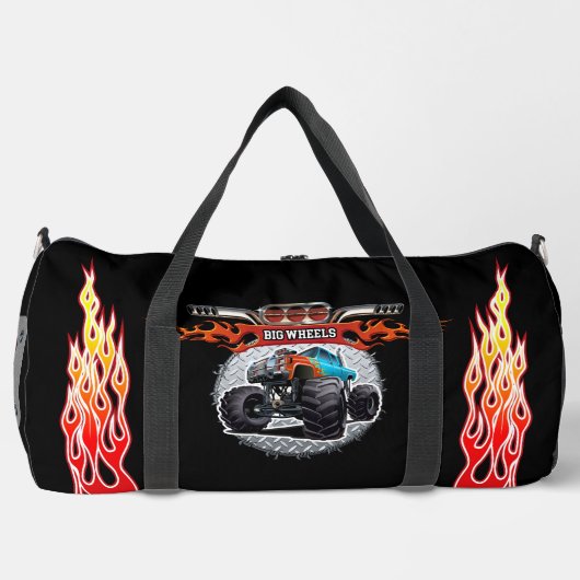 Cartoon-Monster Duffle Bag (Vorderseite)