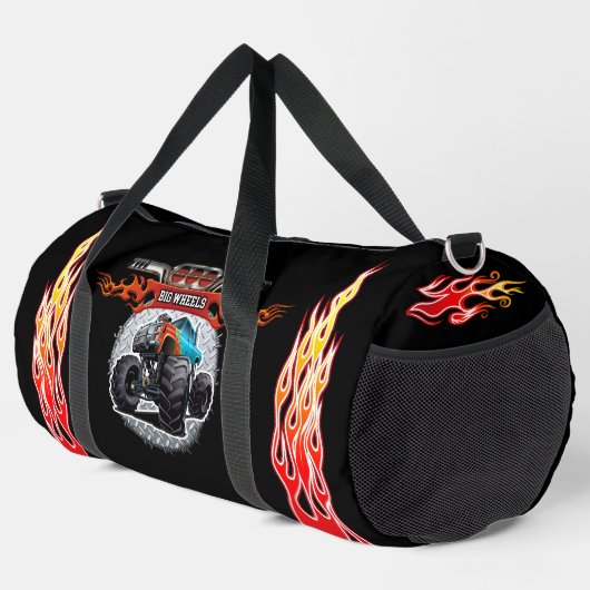 Cartoon-Monster Duffle Bag (Rechte Ecke)