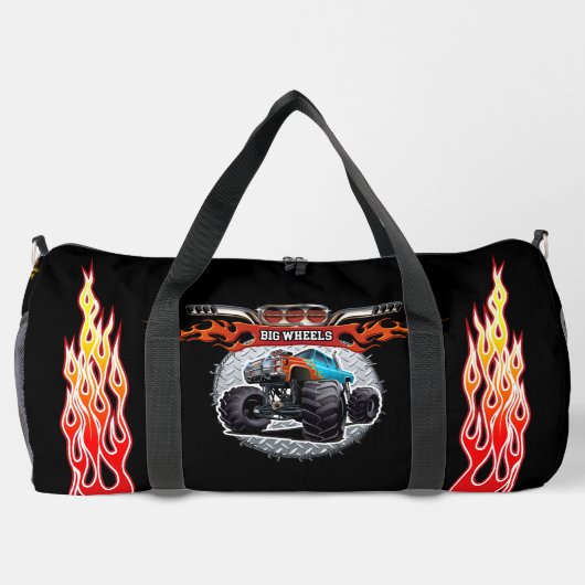 Cartoon-Monster Duffle Bag (Rückseite)