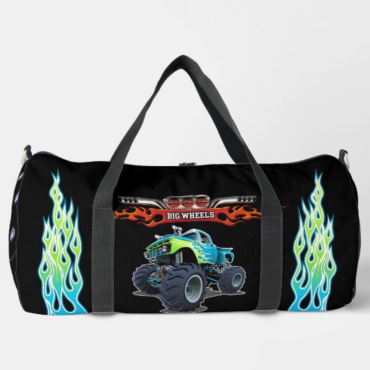 Cartoon-Monster Duffle Bag (Vorderseite)