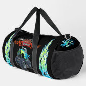Cartoon-Monster Duffle Bag (Rechte Ecke)