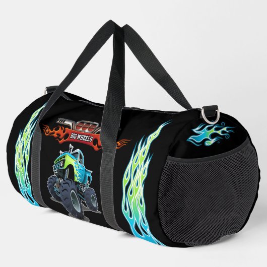 Cartoon-Monster Duffle Bag (Rechte Ecke)