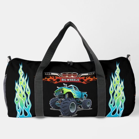 Cartoon-Monster Duffle Bag (Rückseite)