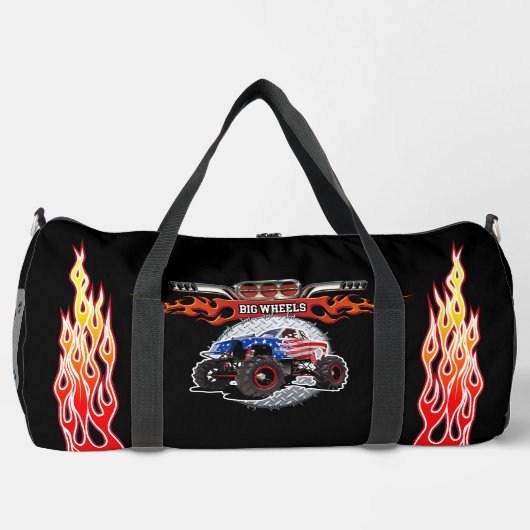 Cartoon-Monster Duffle Bag (Vorderseite)