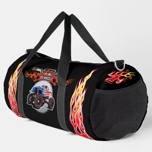 Cartoon-Monster Duffle Bag (Rechte Ecke)