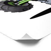 Cartoon-Monster Fotodruck (Ecke)