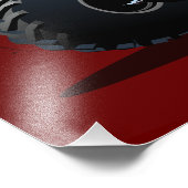 Cartoon-Monster Fotodruck (Ecke)