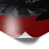 Cartoon-Monster Fotodruck (Ecke)