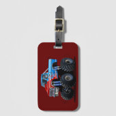 Cartoon-Monster Gepäckanhänger (Vorderseite Vertikal)