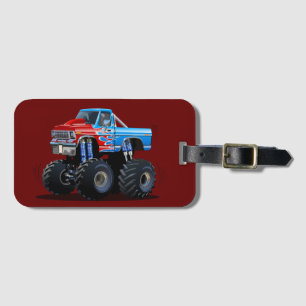 Cartoon-Monster Gepäckanhänger