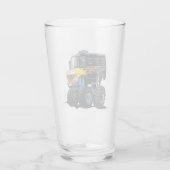 Cartoon-Monster Glas (Rückseite)