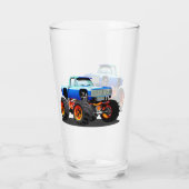 Cartoon-Monster Glas (Rückseite)