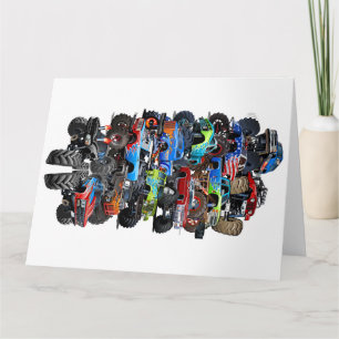 Cartoon-Monster Karte