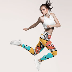 Cartoon-Monster Leggings